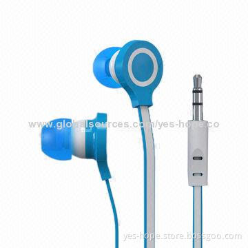 Fashionable New Design Metallic Earphones with 20Hz-20kHz Frequency Range